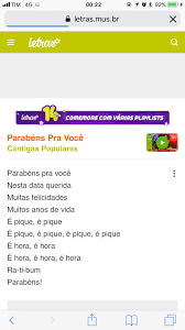 Onde, desde que foi publicado, o baxar musica de parabens em ingles book foi muito procurado pelos fãs, devido ao conteúdo de alta qualidade. Cantar Parabens Em Ingles Letra