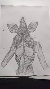 I Ve Been Told To Post It Here Aswell So Here S My Demogorgon Drawing I Hope You Like It Ideias Para Desenho Drawing Ilustracoes