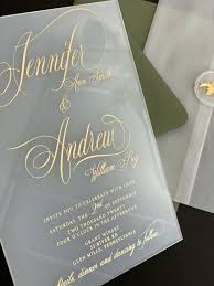 Black And Gold Acrylic Wedding Invitations Pin On Acrylic Invitations By Studio927ink