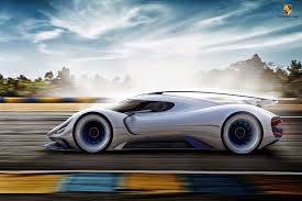 Porsche Lemans Prototype Gets A Gorgeous Rendering Future Concept Cars Porsche Electric Concept Car Design