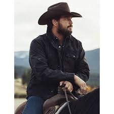 Кевин костнер, люк граймс, келли рейлли и др. Yellowstone Cole Hauser Rip Wheeler Jacket Desert Leather Cole Hauser Yellowstone Yellowstone Series