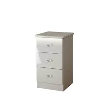 The 3 drawer nightstand is brought to you by sadler's home furnishings. Lumo 3 Drawer Bedside Table With Led Lighting Kaschmir Homebase