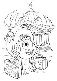 595 x 834 file type: Monsters University Coloring Pages Best Coloring Pages For Kids