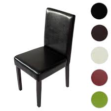 Stühle kunstleder schwarz bei obi kaufen und bestellen. Esszimmerstuhl Littau Kuchenstuhl Stuhl Kunstleder Schwarz Dunkle Beine Kaufen Bei Mendler Vertriebs Gmbh