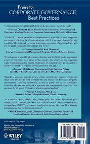 Good corporate governance systems attract investment from. Corporate Governance Best Practices Buch Gebunden Lipman