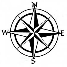 Styling Compass Car Sticker Compass Rose Car Compass Rose Wall Art