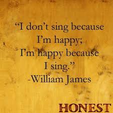 I Don T Sing Because I M Happy I M Happy Because I Sing Singing Quotes Music Quotes Words