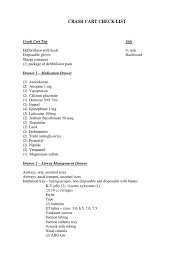 Getting on the bare does sting more. Crash Cart Check List Syringe Catheter