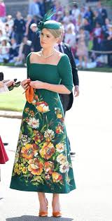 Dolce Gabbana Alta Moda Green Corset Dress That Kitty Spencer Wore To The Royal Wedding Nice Dresses Fashion Beautiful Dresses