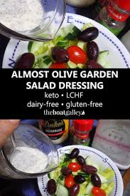 Almost Olive Garden Salad Dressing Keto Lchf Gluten Free And Dairy Free The Boat Galley Recipe Dairy Free Dairy Free Recipes Keto Salad Dressing