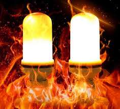 usb sarjli alev efektli sensorlu dekoratif led lamba led lamba usb