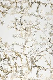 Vincent van gogh the starry night post impressionist dutch painter painting cool huge large giant poster art 55x39. Wallpaper Vangogh Blossom White Wallpaper From The 70s