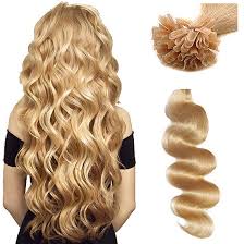 Lightening hair with honey before and after photos results Fusion Pre Bonded U Tip 16 Light Honey Blonde Length 20 50 Grams Qty Body Wave Wavy