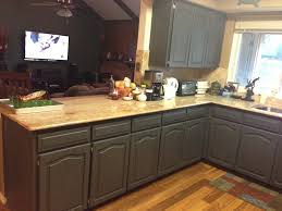 These uninspired brown cabinets may look hopeless, but check out what happens when you add in. Using Chalk Paint To Refinish Kitchen Cabinets Wilker Do S