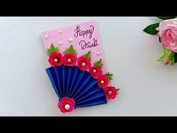 See more ideas about cards handmade, cards, greeting cards handmade. Youtube Diwali Card Making Diwali Cards Birthday Cards Diy