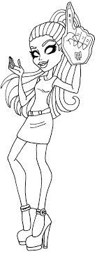 Also see the category to find more coloring sheets to print. Scarah Screams By Elfkena On Deviantart A Coloring Page Of Scarah Screams From Monster High Coloring Pages Monster High Monster