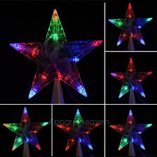 All items are intended for outdoor use and include all necessary clips, stakes and lights! Led Indoor Outdoor Christmas Tree Topper Star Lights Lamp Xmas Decoration Ap Wish