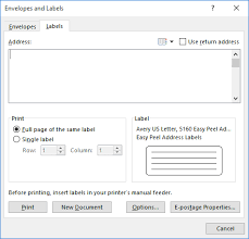 changing label sizes microsoft word