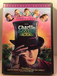 Charlie And The Chocolate Factory Dvd 2005 Widescreen Johnny Depp Tim Burton Johnny Depp Movies Chocolate Factory Good Movies