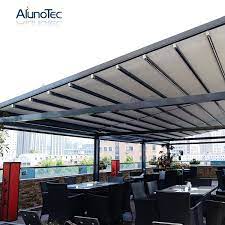 Aecojoy 10'×8' patio awning retractable sun shade awning cover outdoor patio canopy sunsetter deck awnings with manual crank handle, beige. China Motorized Outdoor Pvc Retractable Roof Awning China Awning And Retractable Awning Price
