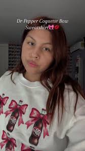 Dr Pepper Bow Sweatshirt with Hood