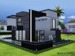 If You Re Looking For A Modern And Luxurious Home For A Small Family Alpinea May Be The Perfect Choic Sims 4 Modern House Sims House Plans Sims 4 House Design