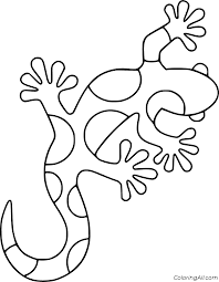 Your own gecko animals coloring pages printable coloring page. Gecko Coloring Pages Coloringall
