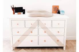 Amerock golden brass cabinet pull. The Hemnes Dresser Styled 12 Ways Project Nursery