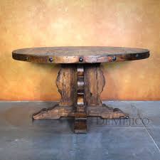 Dining room in spanish words. Round Hacienda Dining Table Farmhouse Dining Room Demejico
