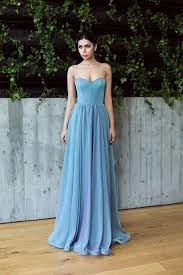 Blue Silk Dress Light Blue Gown Bridesmaids Dress Bridesmaids Gown Rochie Albastra Cu Reflexii Din Matas Strapless Dress Formal Formal Dresses Dresses