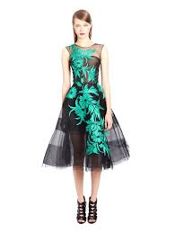 Oscar De La Renta Ready To Wear Collections Sheer Panels Dress White Cocktail Dress White Sheer Dress