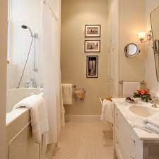 Glass tile will keep the room. Off White Bathroom Ideas Houzz