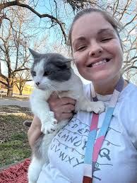 Lost grey cat in Derby, Kansas?