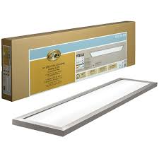Led chandelier is most favorable for kitchen, bathroom and other spaces both home indoor and outdoor. Hampton Bay 48 In X 12 In Low Profile Selectable Led Flush Mount Ceiling Flat Panel Brushed Nickel Rectangle 4000 Lumens Dimmable 54325111 The Home Depot