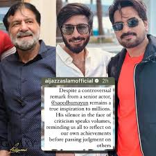 Aijaz Aslam comes to Humayun Saeed's...