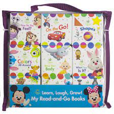 Baby books are so important for a child's development. Disney Baby Mickey Minnie Frozen Lion King And More My First Library Board Book Block 9 Book Vinyl Bag Set Pi Kids Editors Of Phoenix International Publications Editors Of Phoenix International