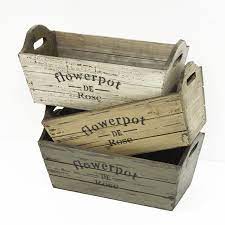 I love the rustic warm gray finish this created. Lukcywind Farmhouse Shabby Chic Flowerpot De Rose Rustic Wood Planter Box Buy Rustic Wood Planter Box Rustic Planter Box Planter Box Wood Product On Alibaba Com