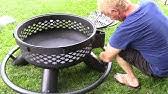Product description from lowes the craftsman portable fire pit weighs in at only 24 lbs and at 27l x 22.3w and 15 high overall, it is created always ready to go. Big Horn Rancher Fire Pit From Lowes Also Charcoal Starter Chimney Youtube