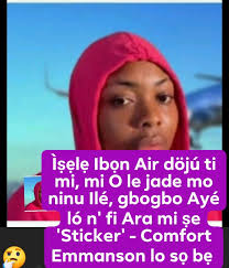Ìṣẹlẹ Ibọn Air döjú ti mi, mi ọ le jade mo ninu Ilé, gbogbo Ayé ló n' fi  Ara mi ṣe 'Sticker'