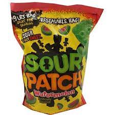 Sour patch kids watermelon soft & chewy candy, 28.8 oz. Sour Patch Watermelon 1 8 Lb Bag 9 99