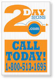 Make your support count with our political yard signs! Two Color Corrugated Plastic Yard Signs With Free Shipping