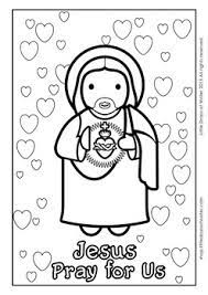 You can use our amazing online tool to color and edit the following sacred heart coloring pages. Sacred Heart Of Jesus Coloring Catholic By Little Drops Of Water