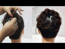Beautiful Juda Hairstyle Using Clutcher Everyday Hairstyles For Long Hair New Hairstyle Yo Hair Styles Bun Hairstyles For Long Hair Everyday Hairstyles
