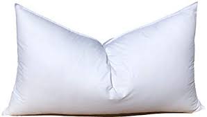 Pillowflex Synthetic Down Alternative Pillow Insert For Sham 12 Inch By 20 Inch