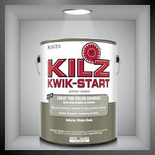 Interior primer can be used for exterior paint jobs, as long as you overcoat the interior primer with an exterior paint. Need A Primer To Minimize Small Decorative Problems Try Kilz Kwik Start Available Exclusively At The Home Depot Exterior Primer Primer Sealer Primer