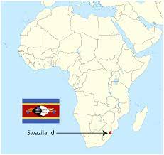 On the physical map above you see the lubombo mountain ridge runs along the country's border with. Map Of Africa Eswatini World Maps