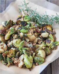 Fried Brussel Sprouts And Cauliflower Against All Grain Paleo Recipes Against All Grain Heathy Eating