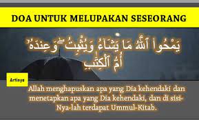 Doa Untuk Melupakan Seseorang Yang Dicintai Mustajab Doa Niat Sholat