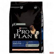 pro plan senior sensitive hassas ileri yastaki kopekler icin somonlu ve pirincli kopek mamasi 3 kg urun ambalaji vucut agirligi kopek