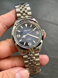 Borealis adraga stainless steel miyota 90s5 fumed blue dial mercedes. Borealis Adraga Explorer Automatic Luxury Watches On Carousell